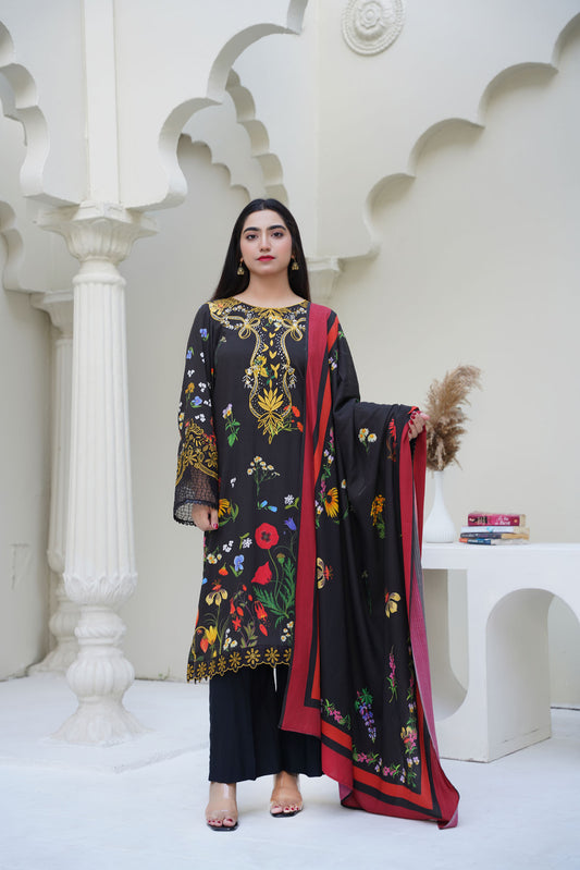 Gulfarosh Winter Stitched 3-Piece | GF-216