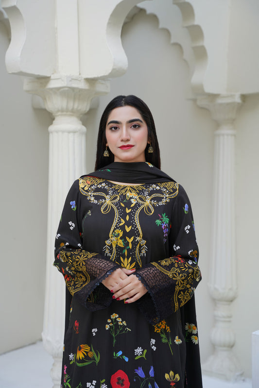 Gulfarosh Winter Stitched 3-Piece | GF-217