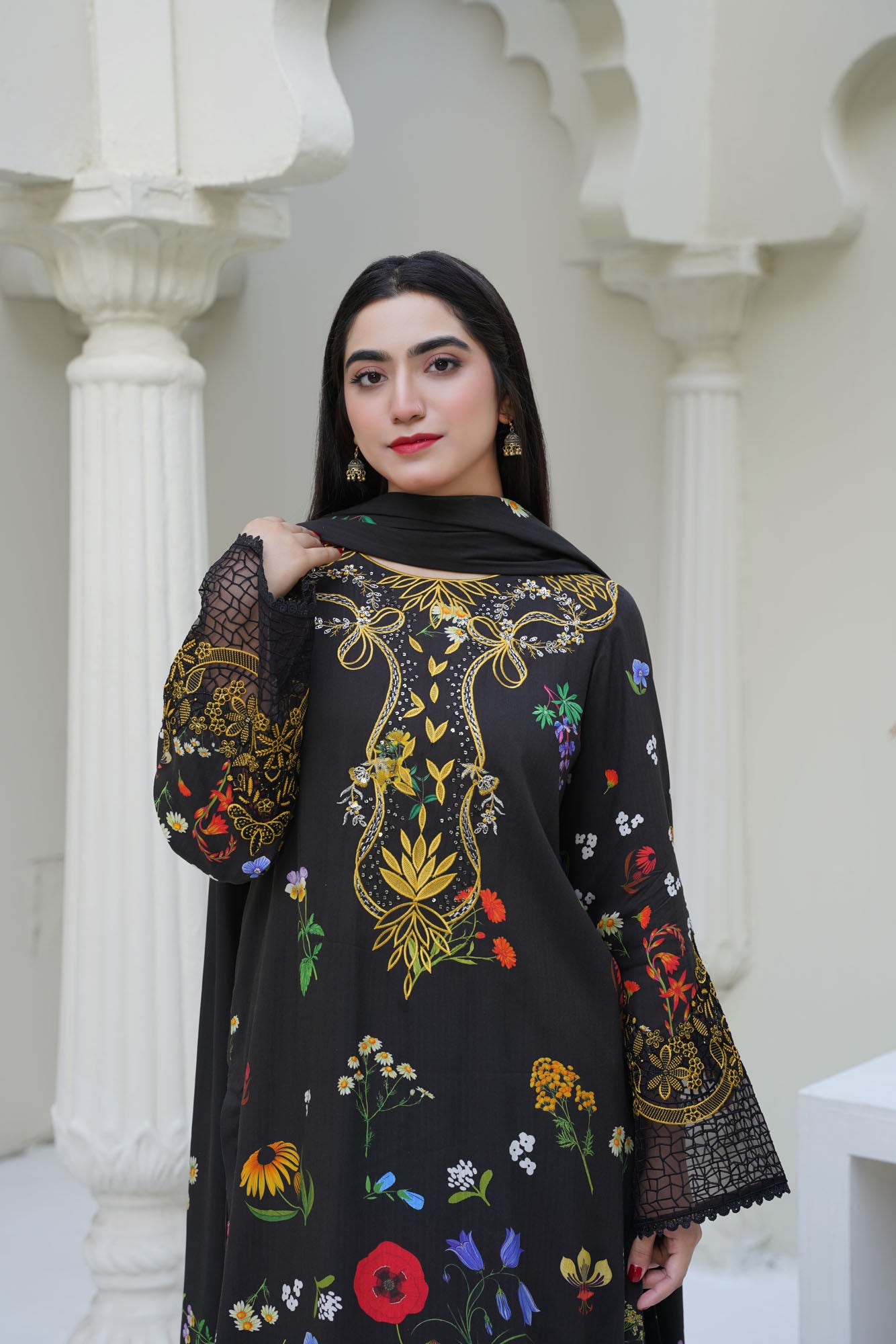 Gulfarosh Winter Stitched 3-Piece | GF-217