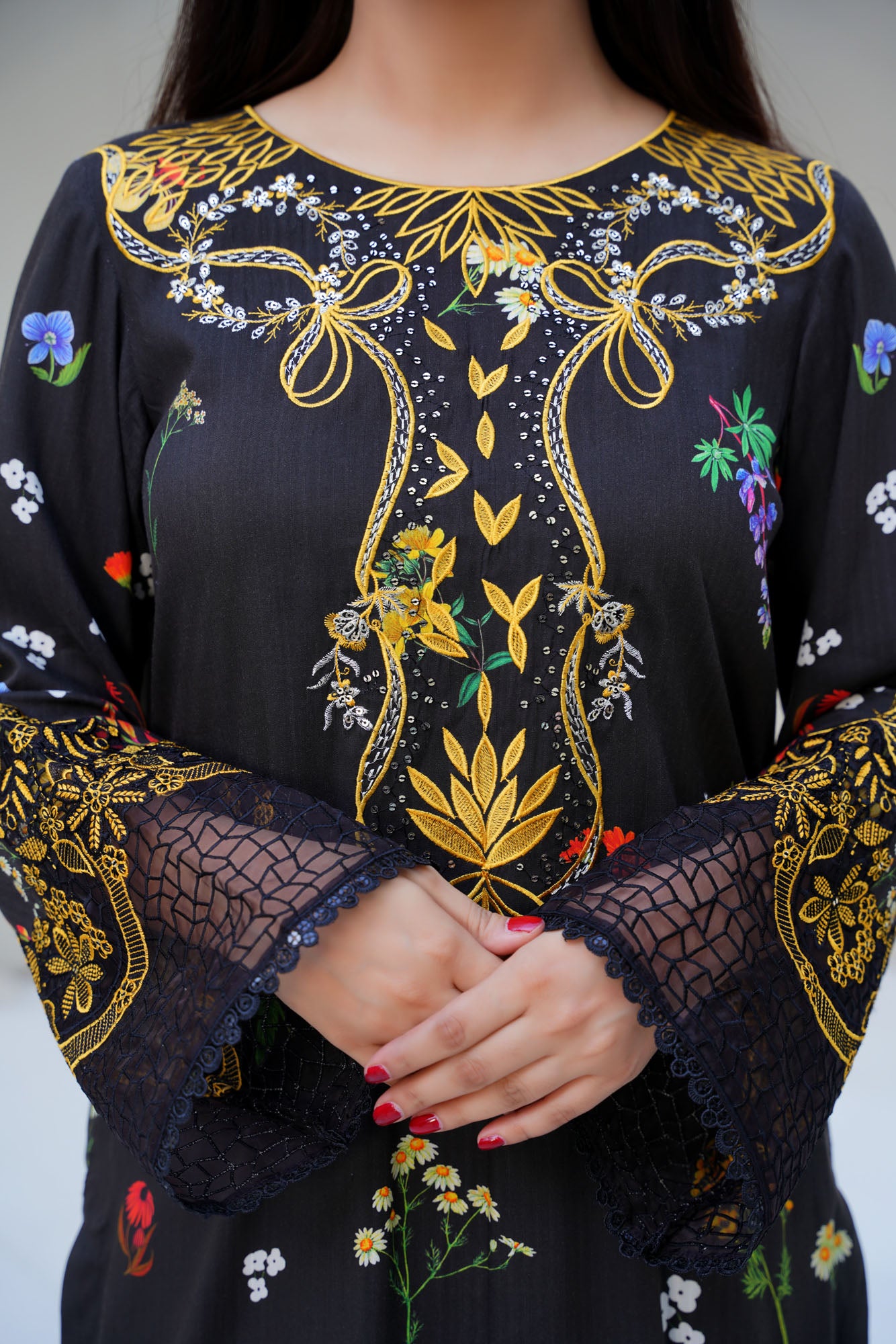 Gulfarosh Winter Stitched 3-Piece | GF-217