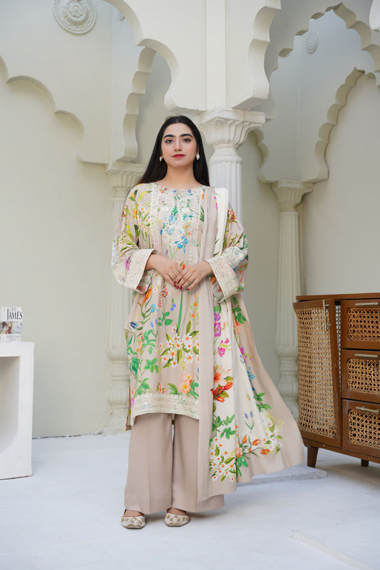 Gulfarosh Winter Stitched 3-Piece | GF-218
