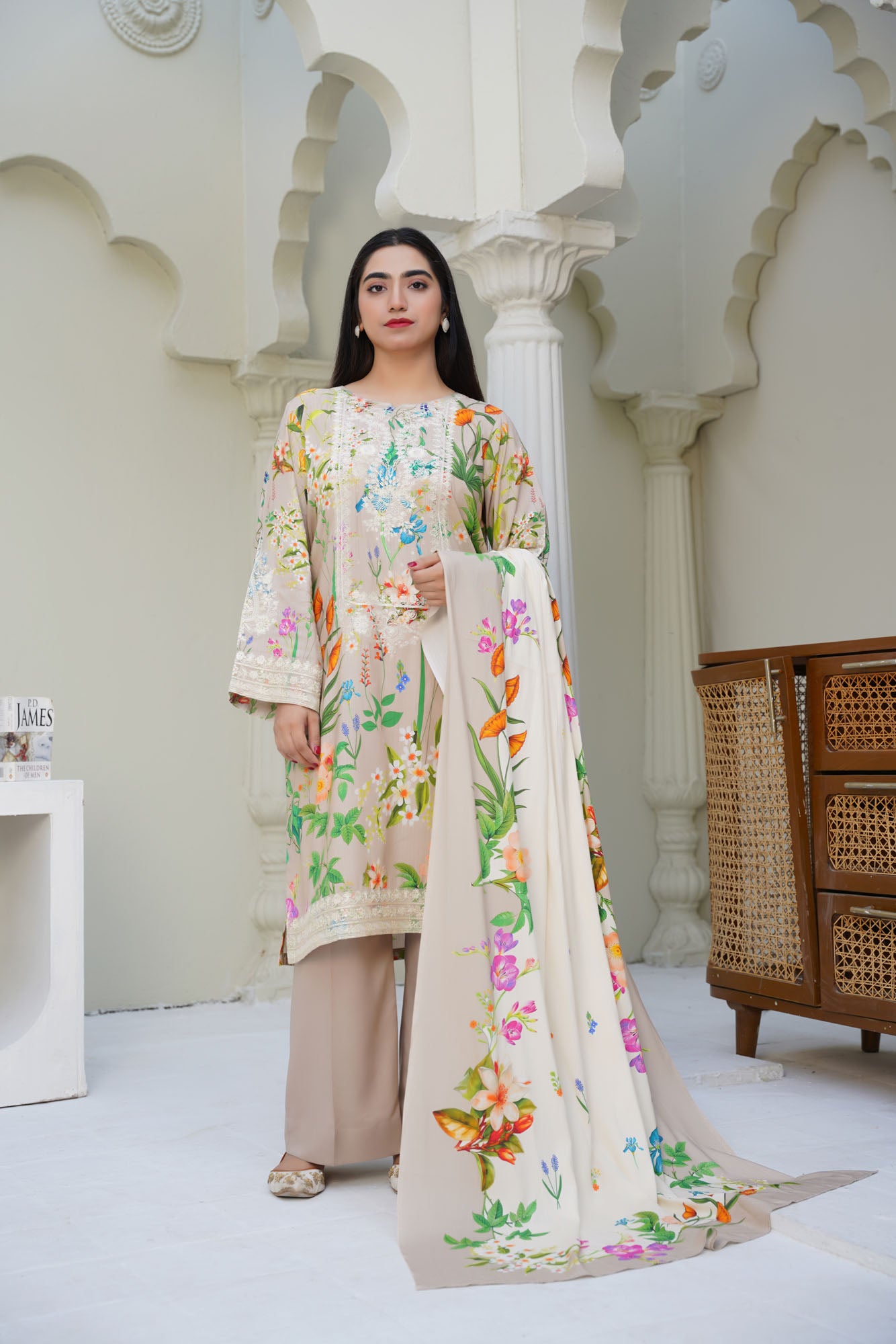 Gulfarosh Winter Stitched 3-Piece | GF-218