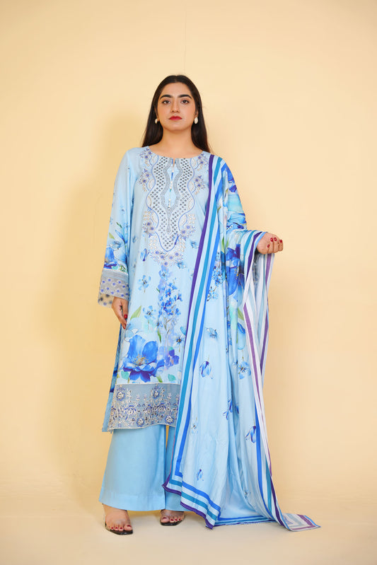 Gulfarosh Winter Stitched 3-Piece | GF-219