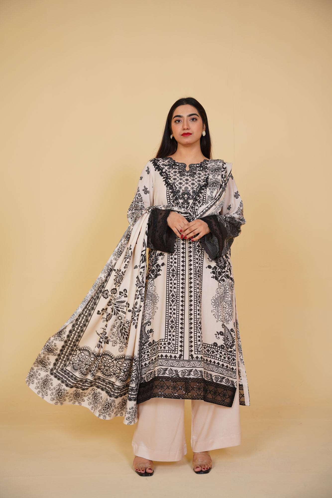 Gulfarosh Winter Stitched 3-Piece | GF-220