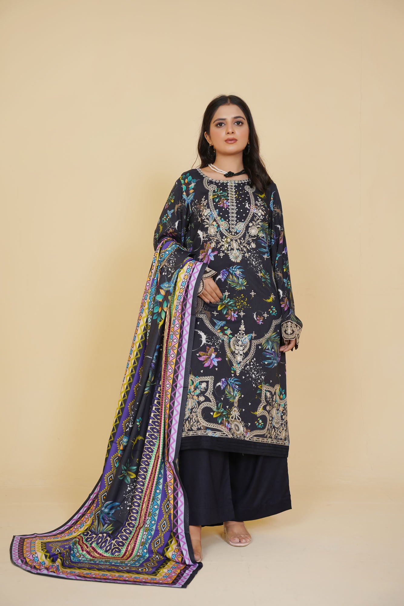 Gulfarosh Winter Stitched 3-Piece | GF-222