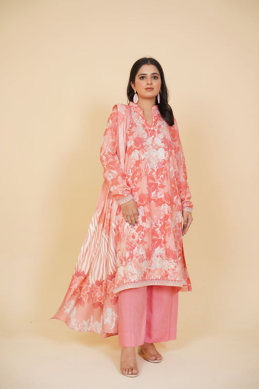 Gulfarosh Winter Stitched 3-Piece | GF-223