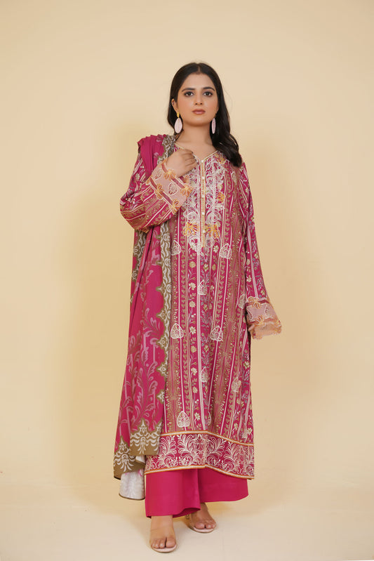 Gulfarosh Winter Stitched 3-Piece | GF-215