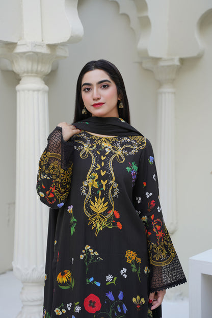 Gulfarosh Winter Stitched 3-Piece | GF-217