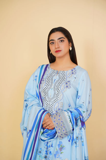Gulfarosh Winter Stitched 3-Piece | GF-219