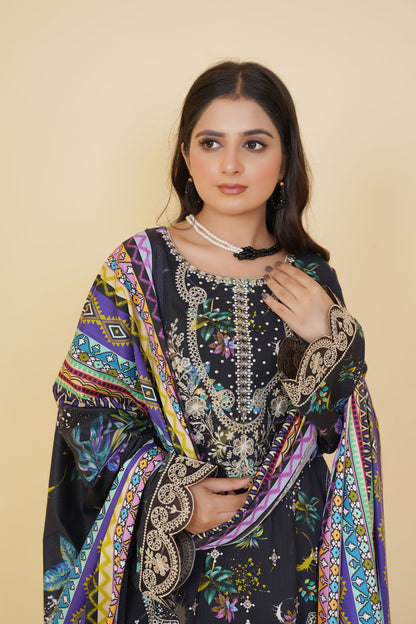 Gulfarosh Winter Stitched 3-Piece | GF-222